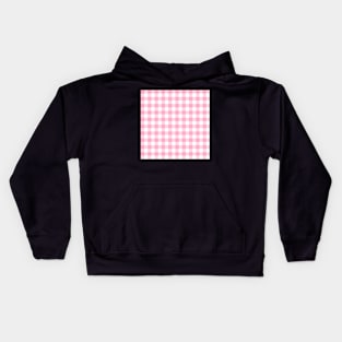 Pink Gingham Kids Hoodie